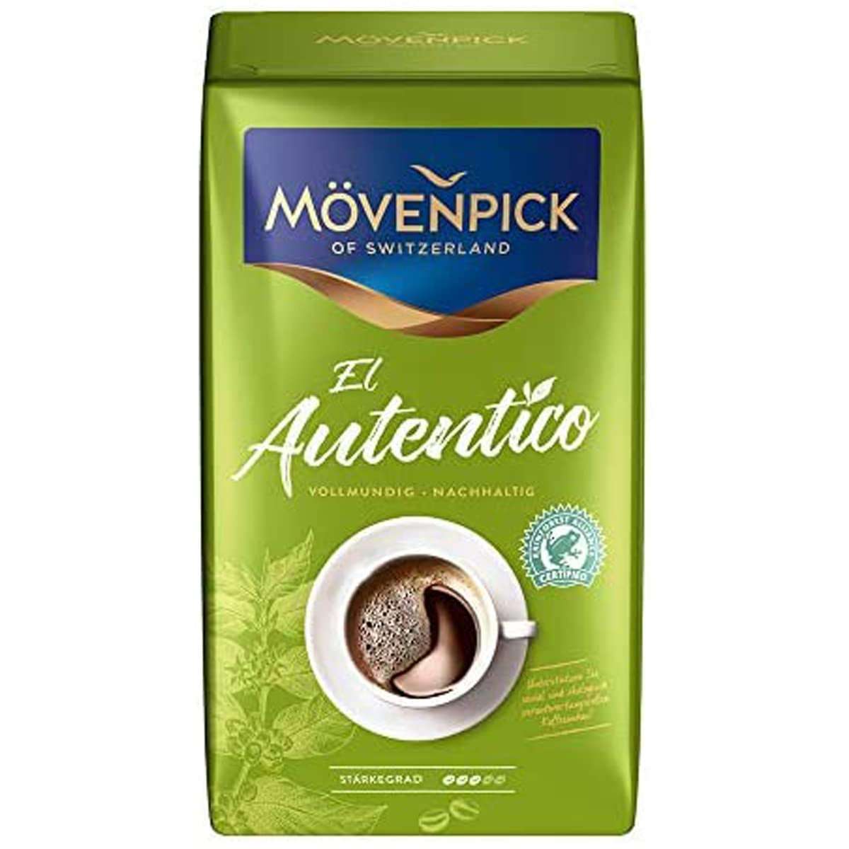 Mövenpick El Autentico Kaffeebohnen, vollmundig, nachhaltig, 500g