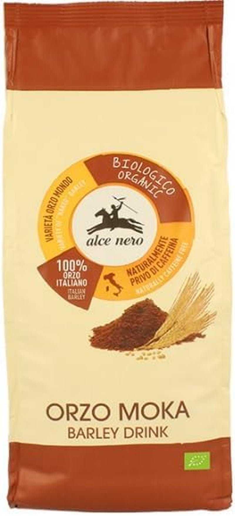 Schwarze Elch-Moka-Gerste, geröstet und gemahlen, biologisch, 500 g
