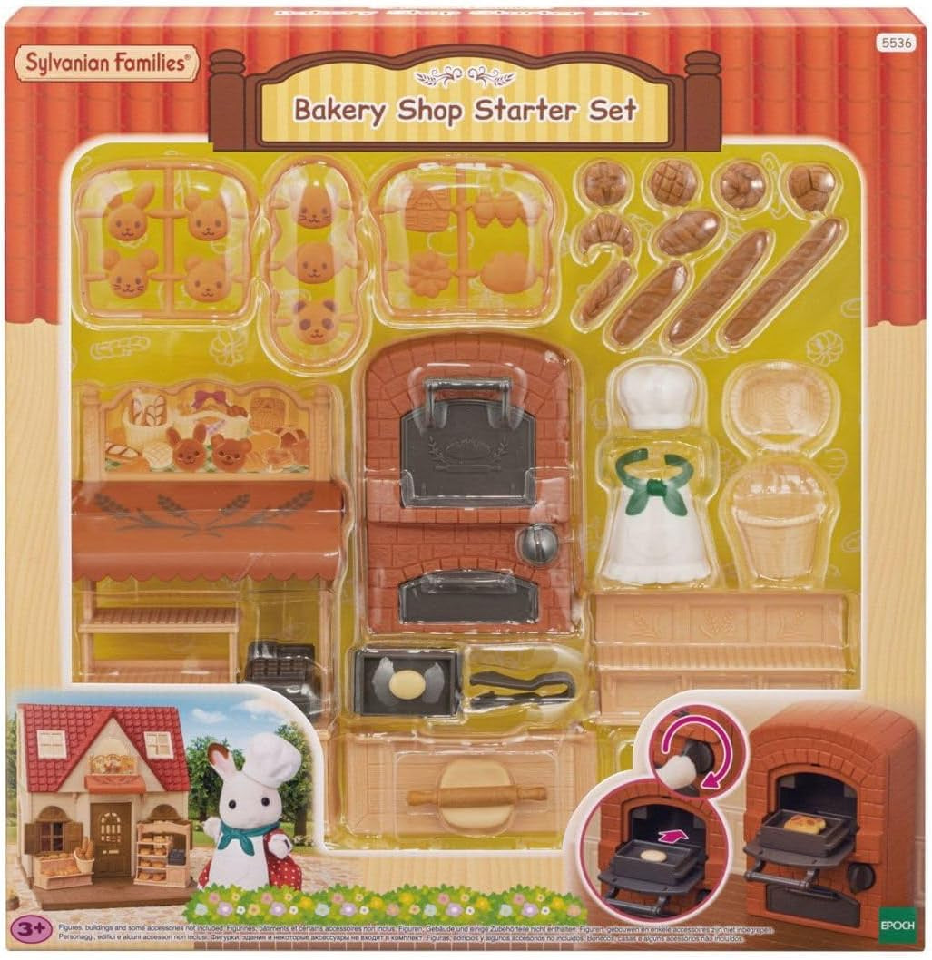 Sylvanian Families 5536 Starter House Bakery Set – Puppenhaus-Spielset Puppenhäuser Naty Shop Standardtitel
