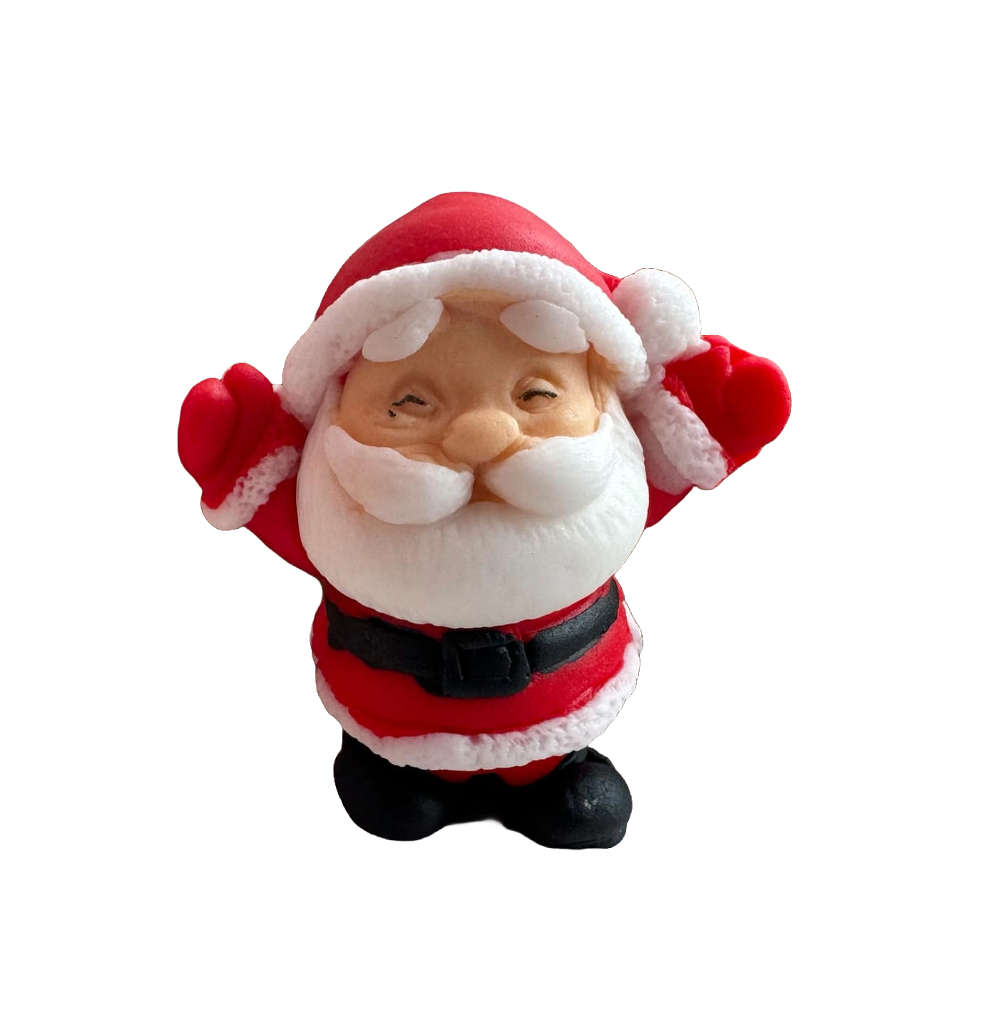 Essbare Dekoration aus Zuckerpaste, Weihnachtsmann-Dekorationen von Sugar Paste Naty Shop