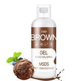 Gel-Lebensmittelfarbe – 100 ml, Gel-Lebensmittelfarbe für Kuchen, Backen, Kekse, Makronen – konzentrierte zuckerfreie Lebensmittelfarbe für Kuchendekoration, Getränke, Ostereier, DIY Schleim (weiß)