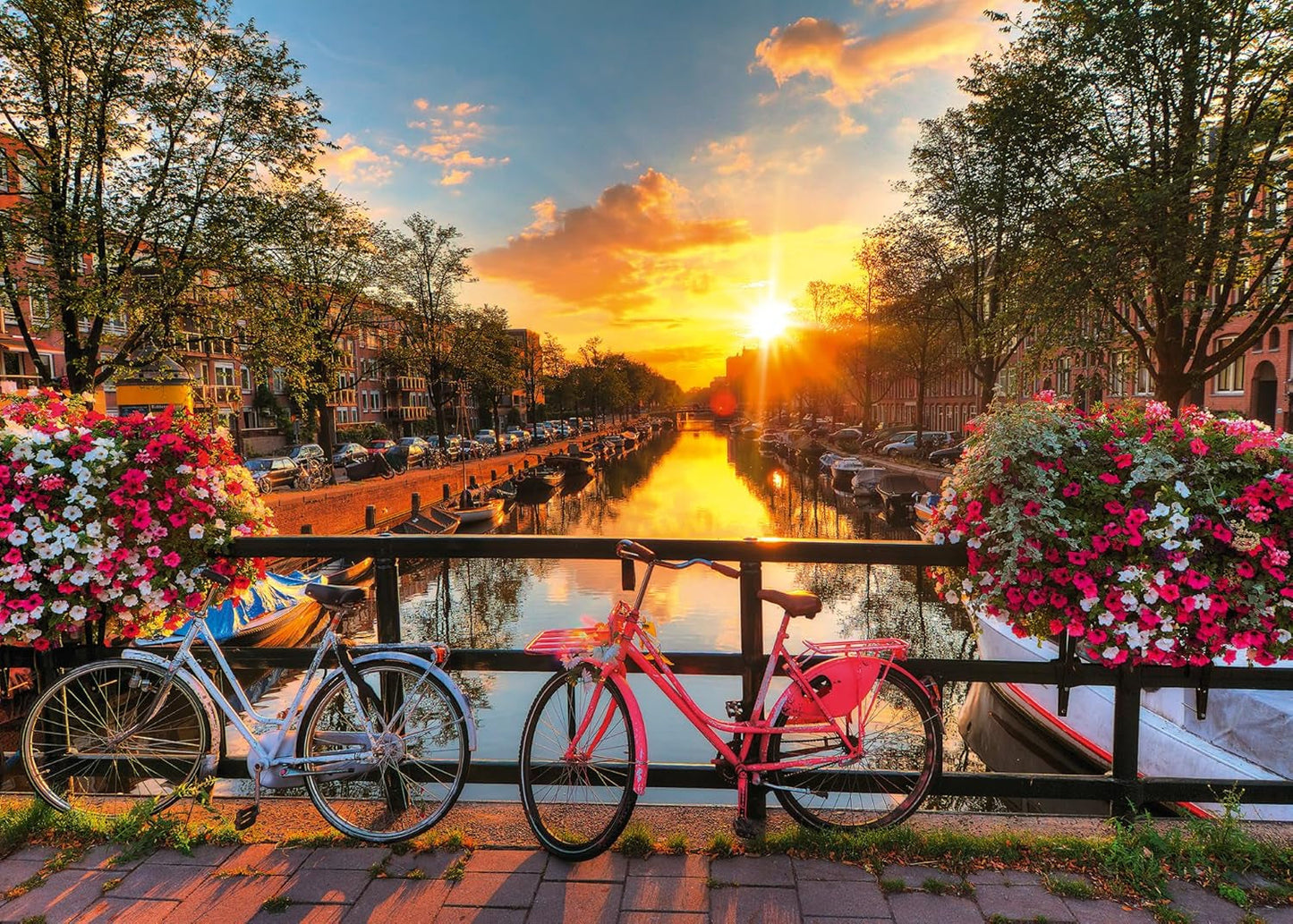 Ravensburger Puzzle 12000662 1000 Teile Fahrräder in Amsterdam – Buntes Puzzle für Erwachsene und Kinder in bewährter Ravensburger Qualität Puzzle Naty Shop Neues Design