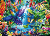 Trefl 10880 Kolibris in den Tropen 1000 Teile – DIY-Vogelpuzzle, kreative Unterhaltung, für Erwachsene und Kinder ab 12 Jahren, mehrfarbiges Puzzle Naty Shop