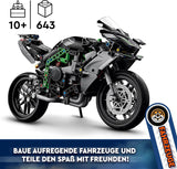 LEGO Technic Kawasaki Ninja H2R Motorrad, Geburtstagsgeschenk für Kinder und Erwachsene, Dekoration, Spielzeug, Modell für Jungen und Mädchen ab 10 Jahren 42170 Bausets Besuchen Sie den LEGO-Store