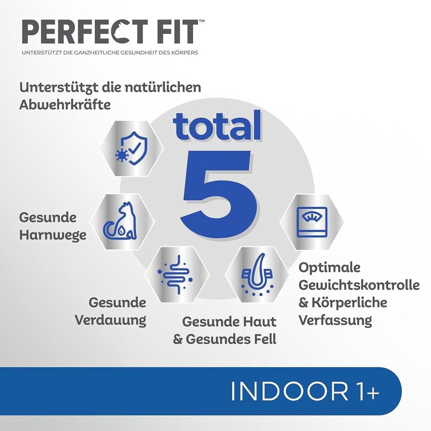 PERFECT FIT™ Beutel für Katzen, drinnen, mit Huhn, 12 x 85 g