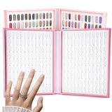 Nagellack-Palette mit 216 Farben, Nagelständer, Nagellack-Farbkartenteller, Nagelfarbkarte, Nagellack-Zubehör