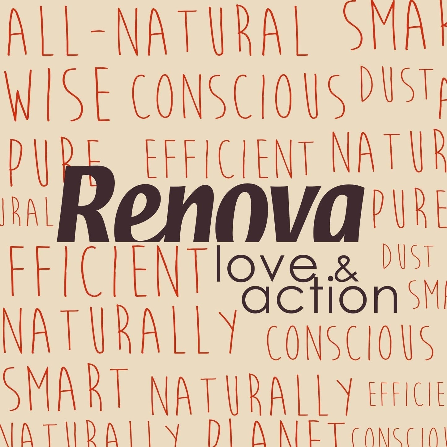 Toilettenpapier Renova Eco Love & Action, 4 Stück