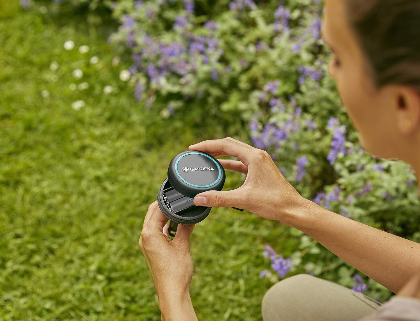 Gardena Verlängerungskabel (10 m) für Regensensor und Bodenfeuchtesensor, Verbindungskabel mit Easy Click System, verlängerbar bis 105 m, für ober- und unterirdischen Einsatz (01868-20)