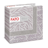 Fato - Trockenpapierservietten, Airlaid, Textileffekt, Packung mit 50 Servietten, 40X40 gefaltet im 4er-Format, Tropicana Decor