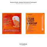 GYADA COSMETICS, Haarmaske aus leichtem und revitalisierendem Material, verleiht Glanz und Geschmeidigkeit, nährende und reparierende Wirkung, mit Thermokappe, auf Basis von Kokosöl und Avocado, 60 ml Naty Shop Haarmaske