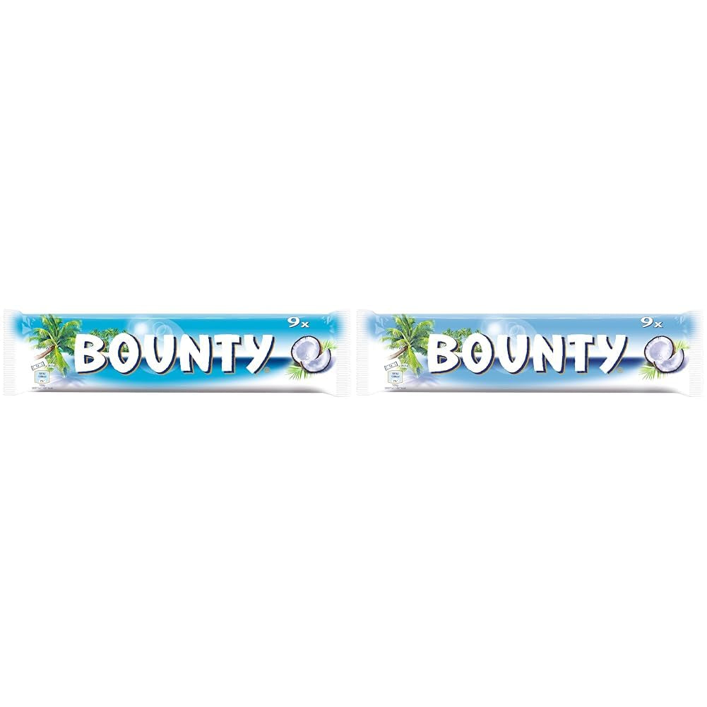 Bounty-Schokoriegel | Kokosnuss und Schokolade | Verschiedene Packungsgrößen