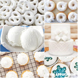 Gel-Lebensmittelfarbe – 120 g konzentrierte Lebensmittelfarbe zum Dekorieren von Kuchen, Backen, Keksen, Macarons – zuckerfreie Lebensmittelfarbe für Getränke, Kuchendekoration, DIY-Schleim, Osterei (weiß)