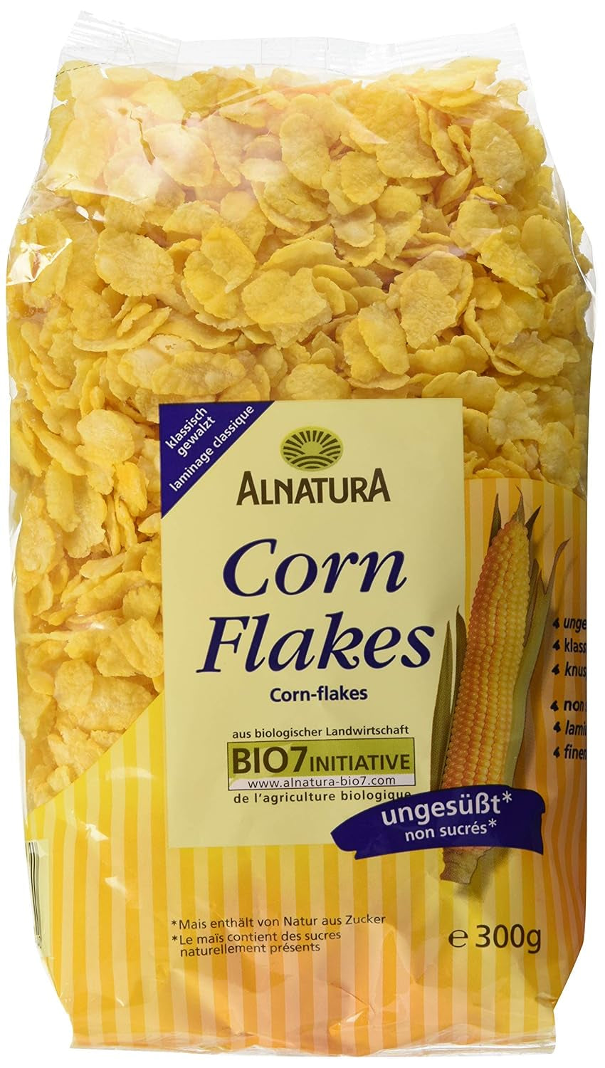 Bio Cornflakes Ungesüßt, 300G Cerealien Naty Shop 300 G (1Er Pack)