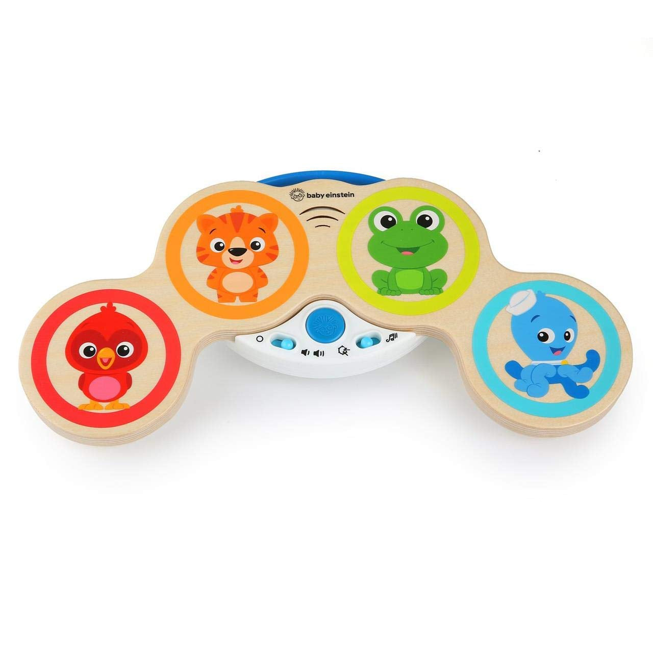 Baby Einstein Magic Touch Musikspielzeug mit Holztrommel für 6 Monate und älter & Hape Pinguin Musikalischer Wobbler, bunte Wackelmelodie, Roly-Poly-Spielzeug für 6 Monate und älter Bebe Toys Naty Shop
