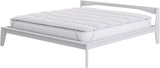 Italienische Bettwäsche, eleganter gesteppter Topper, weiß, Doppelbett. Bettdecken und Steppdecken Naty Shop
