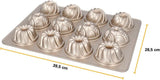 Birkmann, Contoura, Gugelhupfblech Violett, Backform Aus Aluguss, Mit Antihaftbeschichtung Und Rezept, 887077 Formen und Bleche zum Backen Naty Shop