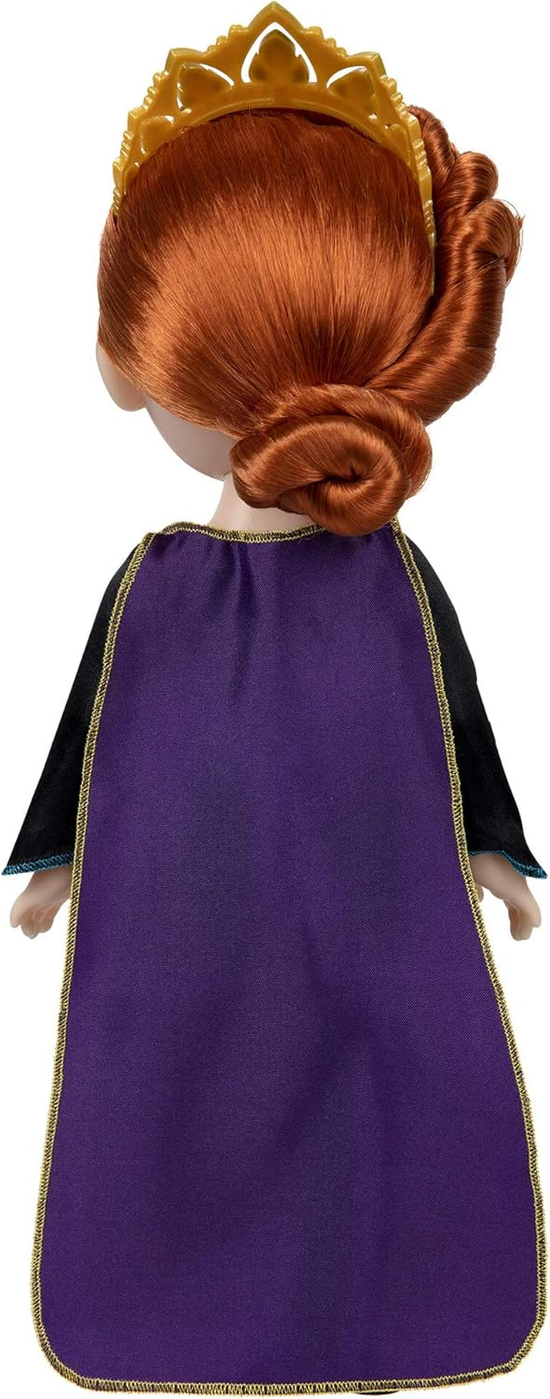 Disney Frozen 2 Anna Doll – eine 35 cm große bewegliche Puppe in einem ikonischen Modekleid mit dem Arendelle-Wappen und einer Tiara für zusätzlichen Spaß, für Mädchen ab 3 Jahren