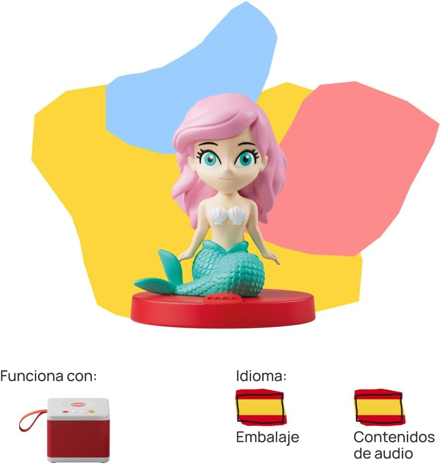 Figura Sonoro – Die Meerjungfrau und EINE ANDERE Geschichte... – Geschichten und Geräusche für Mädchen und Jungen von 4 bis 6 Jahren, Spielzeug, Lerninhalte im spanischen Toys Bebe Naty Shop