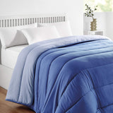 Pikolin Home - Wendedecke 300 G - zweifarbige nordische Füllung - für Bett 100/105 - bequem, warm, atmungsaktiv, grün, 180 x 220 cm Steppdecken und Steppdecken Naty Shop