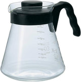4977642019126 Karaffe zum Servieren von Kaffee V60 700 ml VCS-02B, Glas, farblos, 17,3 x 14,1 x 13 cm