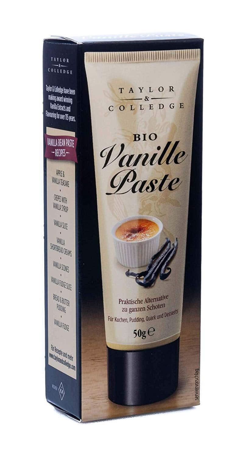 Bio-Vanillepaste aus der Tube, 50 Gramm Aromen Naty Shop