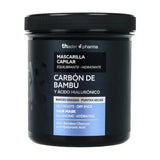 Thader Pharma Ausgleichende Haarmaske mit Bambuskohle und Hyaluronsäure – Ideal für fettige Wurzeln und trockene Spitzen, 700 ml Naty Shop Haarmaske Standardtitel