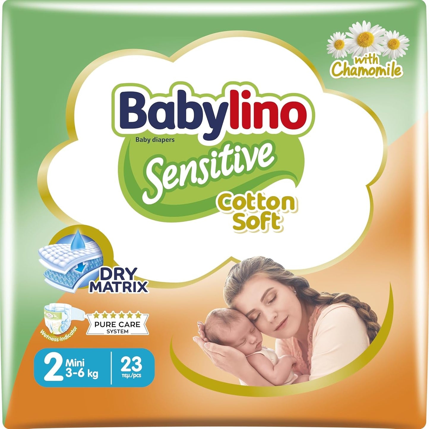 Babywindeln Sensitive Größe 4, Maxi (8-13 kg), 20 Stück