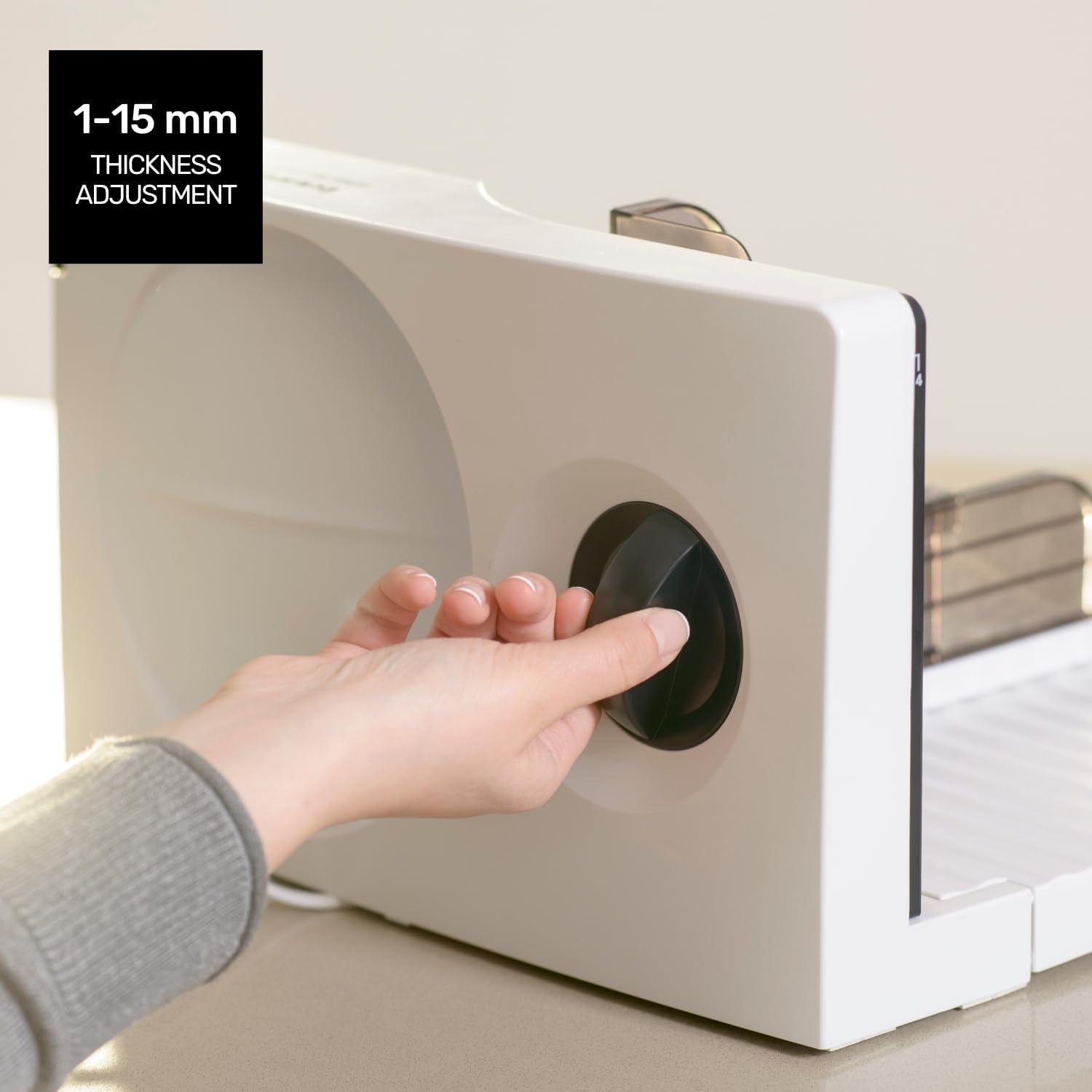 Cutmaster Compact, Allesschneider, Edelstahl, 100 W Aktenvernichter und Allesschneider Naty Shop