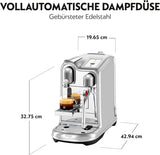 Sage Nespresso Creatista Pro Espressomaschine, Edelstahl, gebürsteter Edelstahl