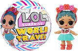 LOL Überraschung! World Travel Tots – Modepuppe mit 8 Überraschungen – Geheimbotschaft, Mode, Accessoires und mehr – zum Sammeln, zufällige Auswahl – Geschenk für Kinder ab 4 Jahren