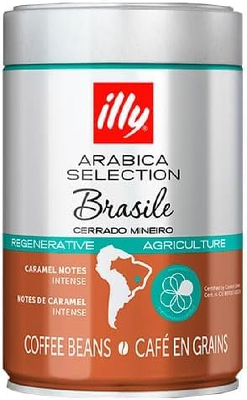 ILLY 6 Schachteln Kaffeebohnen à 250 Gramm, Arabica Selection, Brasilien, Cerrado Mineiro-Zertifikat, Regenagri