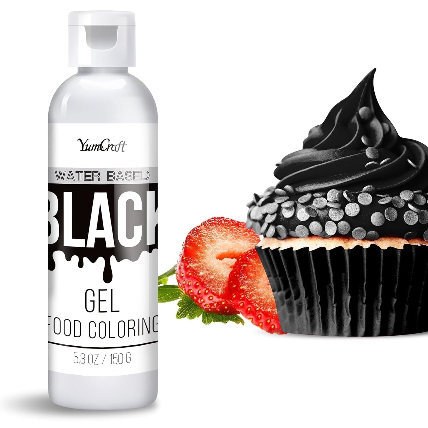 Gel-Lebensmittelfarbe – hochkonzentrierte Gel-Lebensmittelfarbe für Kuchen, Backen, Ostereier, Getränke – zuckerfreie Lebensmittelfarbe für Fondant, Zuckerguss, Schleim, Kuchendekoration (roter Samt, 150 g)