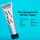Wow Color Shampoo, silikonfreies und sulfatfreies Farbpflegeshampoo für coloriertes Haar, 250 ml Dusche und Bad Naty Shop