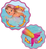 Simba 105733318 – Evi Love Swimming Mermaid, Evi wie eine Meerjungfrau, kann richtig schwimmen, mit Fischfigur, Anziehpuppe, 12 cm, für Kinder ab 3 Jahren. Puppen Naty Shop