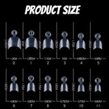600 Stück ovale kurze künstliche Nägel, 12 Größen, halbe Abdeckung, Acryl, künstliche Nagelspitzen, künstliche Nägel für Maniküre, Frauen, Salon, DIY (transparent)