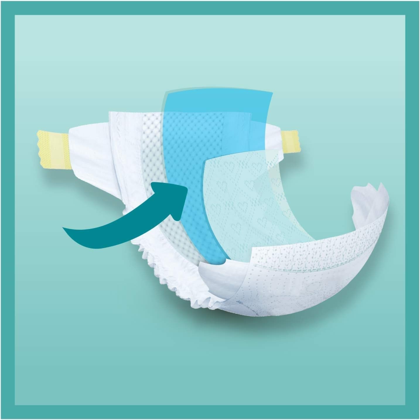Pampers Windeln für Babys Größe 5 (11-16 kg), 24 Stück, bis zu 12 Stunden Auslaufschutz