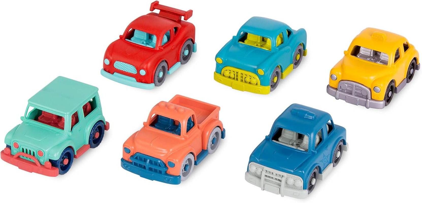 Kunststoff Battat, BT2525Z Interaktives Lenkradspielzeug, auch für Reisen und Autofahrten, mit Lichtern und Geräuschen für Kinder ab 2 Jahren, Rot, kompatibel mit Autos Babyspielzeug Naty Shop Miniautos