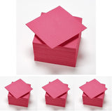 - Tex Touch Papierservietten - Rosa Farbe - Fsc®-zertifizierte Servietten - Recycelbar und biologisch abbaubar - Packung mit 50 rosa Servietten, Größe 24 x 24 cm