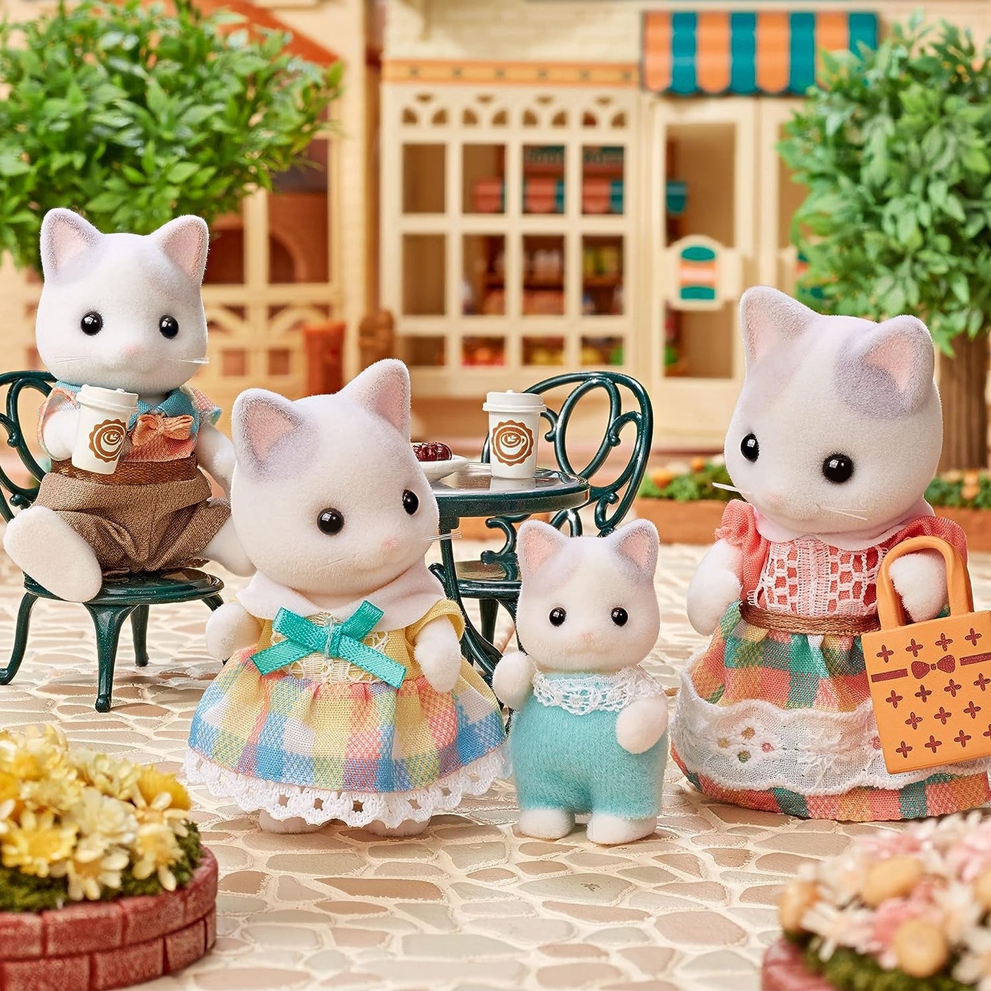 Sylvanian Families – 5738 Milchkatzenfamilie – Puppenhausfiguren