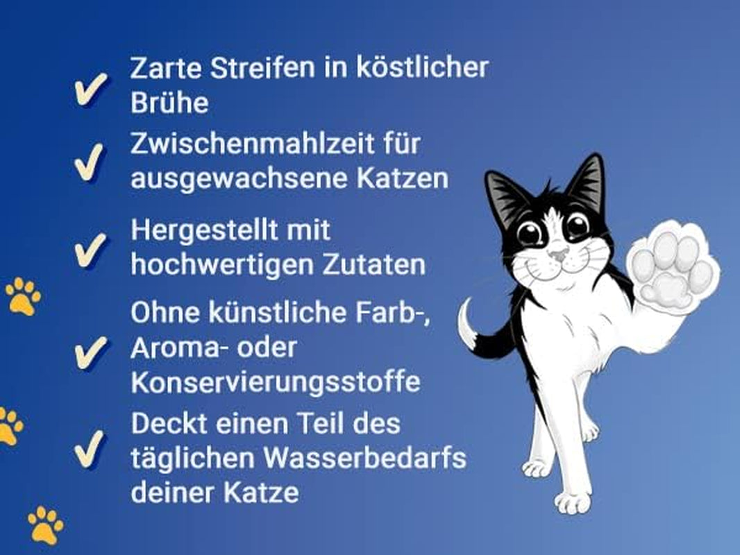 Felix Suppenstreifen, Katzensuppe, gemischte Sorte, 8er Pack (8 x 6 Beutel à 48g)