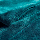 Douceur D'Intérieur FLANOU Plaid, Polyester, Blau, 125 x 150 cm Bettdecken und Steppdecken Naty Shop