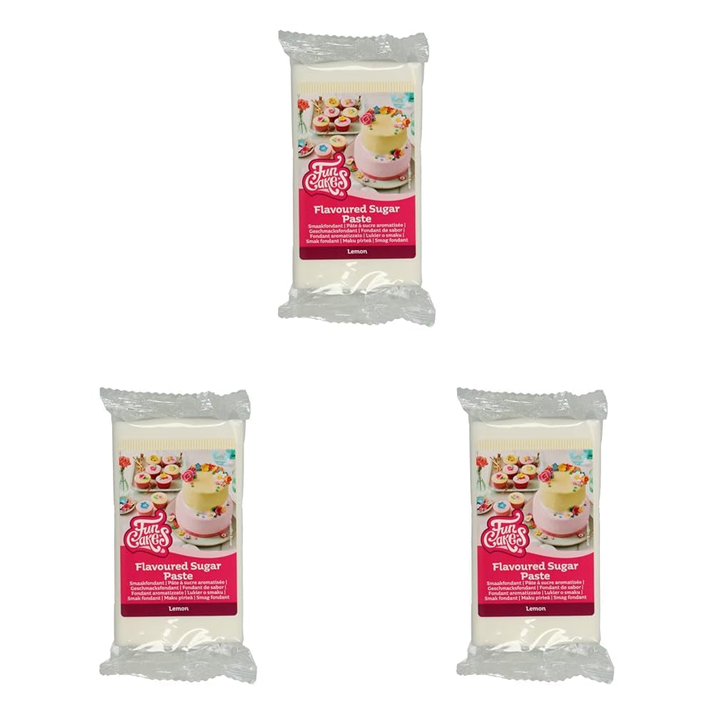 Funcakes-Fondant mit Baisergeschmack: Einfach zu verwenden, glatt, flexibel, weich und formbar, perfekt zum Dekorieren von Kuchen, koscher und glutenfrei. 1 kg