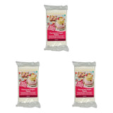 Funcakes-Fondant mit Baisergeschmack: Einfach zu verwenden, glatt, flexibel, weich und formbar, perfekt zum Dekorieren von Kuchen, koscher und glutenfrei. 1 kg