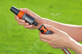 Gardena Sprühset für 13 mm (1/2 Zoll) und 15 mm (5/8 Zoll) Schläuche: Reinigungssprühset mit Aquastop für schnellen Anschlusswechsel (18288-20)