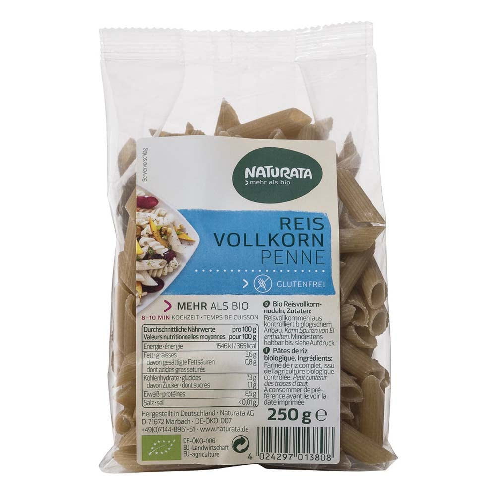 Bio-Penne, Vollkornreis (1 x 250g)