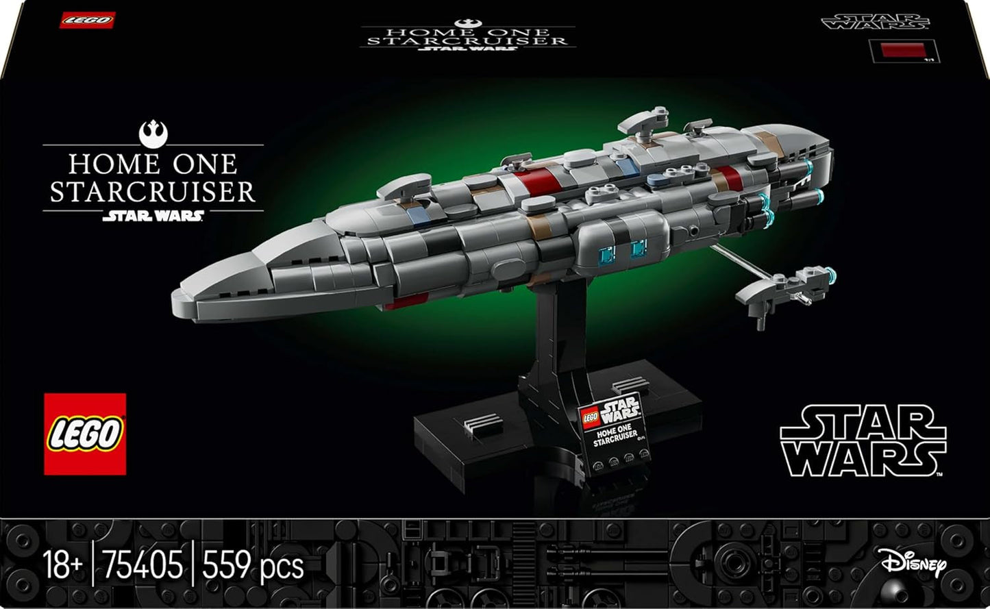 LEGO Star Wars 75405 Home One Starcruiser aus „Die Rückkehr der Jedi-Ritter“ – Raumschiffmodell – Fantasy- und Sammelset zum Bauen und Ausstellen – Geschenk für erwachsene und jugendliche Fans. Bausätze. Besuchen Sie den LEGO-Store