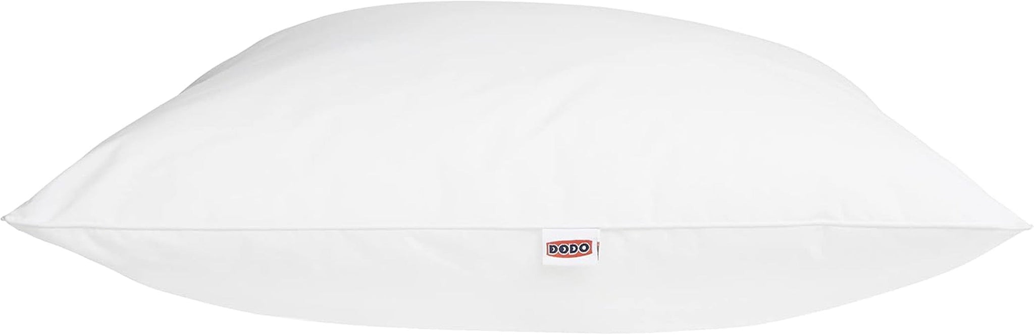 DODO Premium Kissen, 60 x 60 cm, mittlerer Komfort, Cloud De Douceur Kissen | Milbendicht und flauschig | Perkal-Baumwolle + Paspelierung. Maschinenwaschbar bei 40 °C. Standard-Kissen von Naty Shop