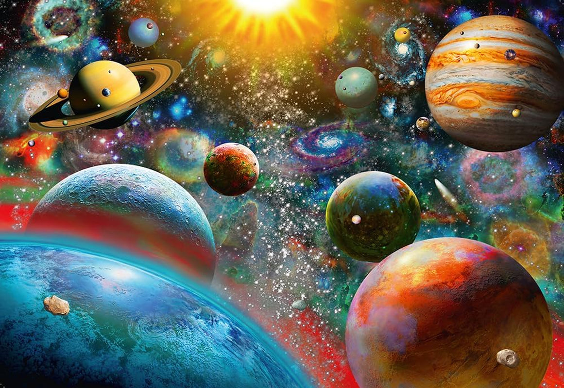 Ravensburger Puzzle 19858 - Planeten - 1000 Teile Puzzle für Erwachsene und Kinder ab 14 Jahren, Weltraum-Motivpuzzle Puzzle Naty Shop Neues Design