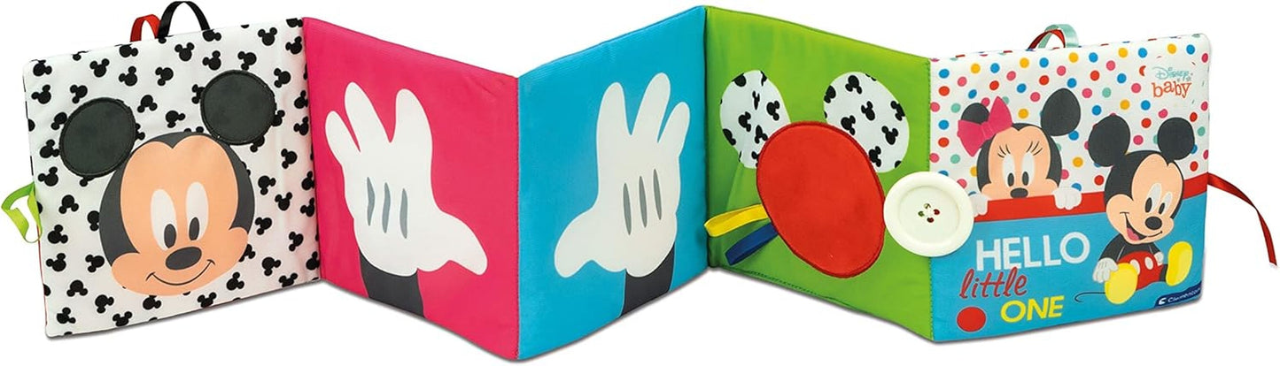 Clementoni 17721 Disney Baby – Stoffbuch, vielseitiges Baby-Reisespielzeug, knisterndes und quietschendes Bilderbuch für Neugeborene ab 0 Monaten. Babyspielzeug Naty Shop Standardtitel