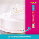 DECOCINO weiße Rollfondantdecke – 300 g – gebrauchsfertige Fondantdecke zum Abdecken und Dekorieren von Kuchen und Cupcakes – glutenfrei und vegan (2er-Pack) Naty Shop Zuckerpaste